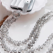 Load image into Gallery viewer, Dark Shimmer Crossbody Phone Strap