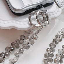 Load image into Gallery viewer, Dark Shimmer Crossbody Phone Strap