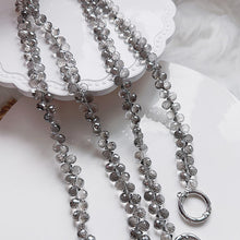 Load image into Gallery viewer, Dark Shimmer Crossbody Phone Strap