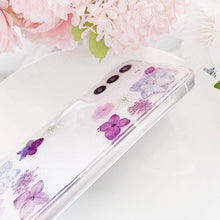 Load image into Gallery viewer, Purple Hues Floral Phone Cover