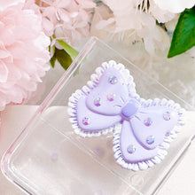 Load image into Gallery viewer, Purple Bow Phone Cover