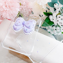 Load image into Gallery viewer, Purple Bow Phone Cover