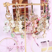 Load image into Gallery viewer, My Little Teddy Bear Bag Charm - Beige White