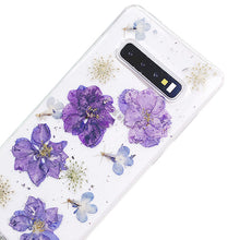 Load image into Gallery viewer, Lavender Blue Flowers Transparent Phone Cover