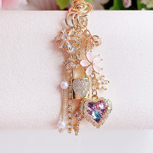 Load image into Gallery viewer, Purple Heart Phone Charm