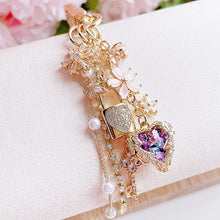 Load image into Gallery viewer, Purple Heart Phone Charm