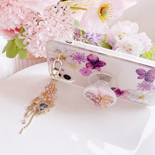 Load image into Gallery viewer, Purple Heart Phone Charm