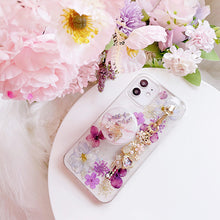 Load image into Gallery viewer, Purple Heart Phone Charm