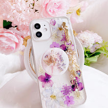 Load image into Gallery viewer, Purple Heart Phone Charm