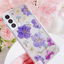 Load image into Gallery viewer, Violet Floral Phone Cover
