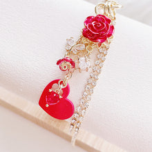Load image into Gallery viewer, Red Rose Phone Charm