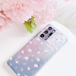 Flower Printed Phone Cover