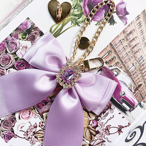 Cute Bows! - Light Purple Phone/Bag Charm