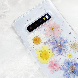Pastel Flowers Transparent Phone Cover