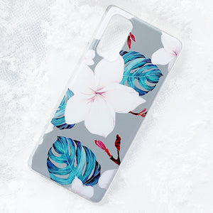 Flower Print Pale Green Phone Cover