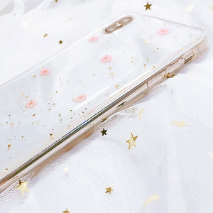 Little Flowers Transparent Phone Cover