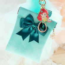 Load image into Gallery viewer, Mermaid Bows - Tiffany Green Pouch Set

