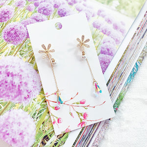 Floral Drips Earring