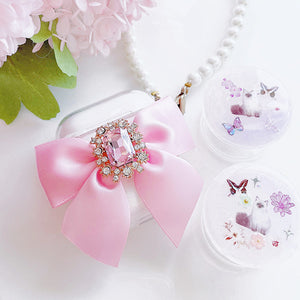 Jewelled Bows AirPods Protection Case