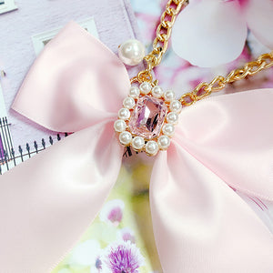 Pearly Bows - Pink Phone/Bag Charm