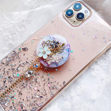 Load image into Gallery viewer, Purple Florals Phone Grip
