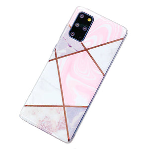 Pink Marble Lines Phone Cover