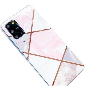 Pink Marble Lines Phone Cover