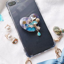 Load image into Gallery viewer, Heart Shaped Mermaid Tail Phone Grip
