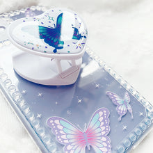 Load image into Gallery viewer, Butterfly Print Transparent Phone Cover

