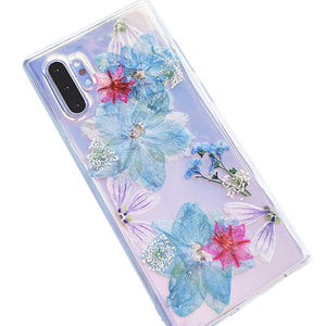 Custom Design - Luna Blue Floral Phone Cover