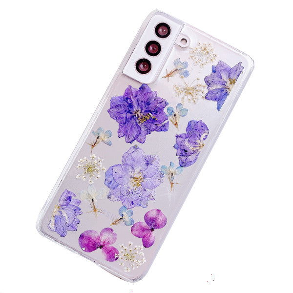 Violet Floral Phone Cover