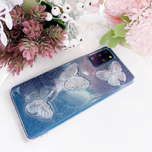 Load image into Gallery viewer, Glittery Butterflies Phone Cover
