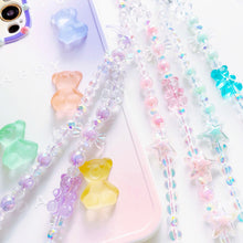 Load image into Gallery viewer, Gummy Stars Beaded Phone Charm
