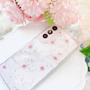 Little Peach Flowers Floral Phone Cover