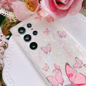 Pink Butterflies Phone Cover