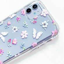 Load image into Gallery viewer, Butterflies Transparent Bumper Phone Cover
