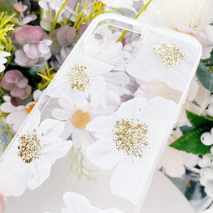 White Flower Phone Cover