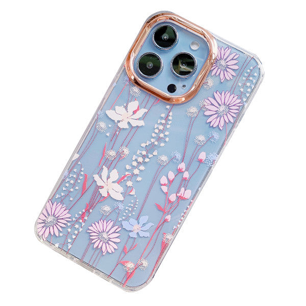 Flower Line Art Phone Cover