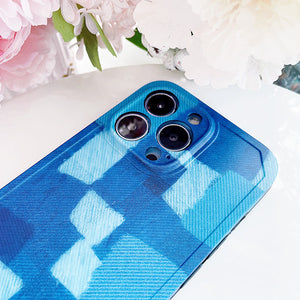 Jeans Fabric Print Phone Cover
