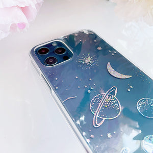 Planets and Moon Phone Cover