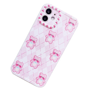 Pink Teddy Phone Cover