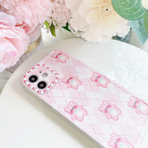 Pink Teddy Phone Cover