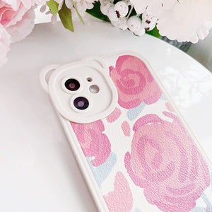 Beary's Bed of Roses Phone Cover