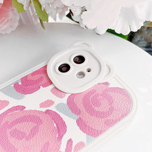 Beary's Bed of Roses Phone Cover