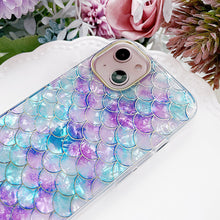 Load image into Gallery viewer, Watercolour Mermaid Scales Phone Cover
