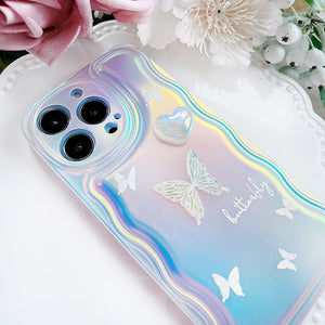 Frosted Butterfly Phone Cover